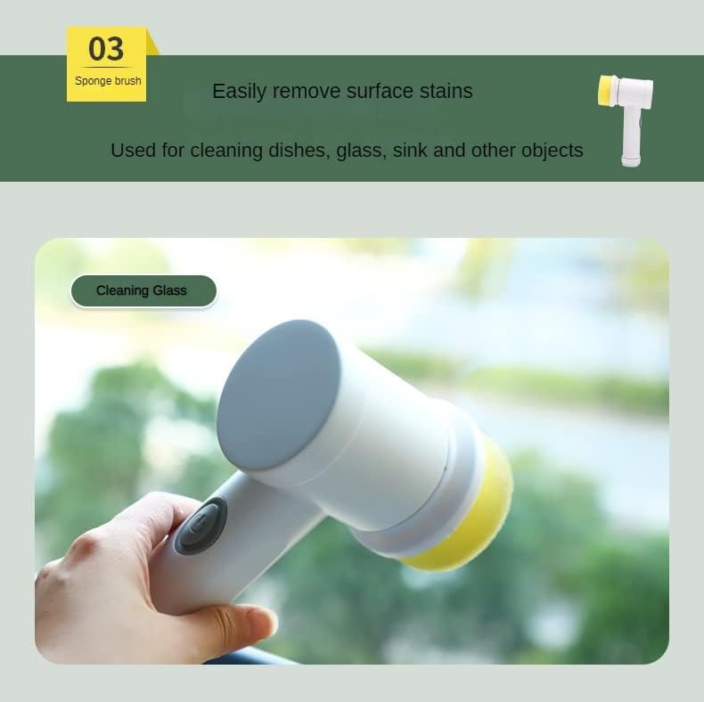 Magic Brush Wireless Battery Cleaning Brush Bathtub Tile Professional Cleaning Brush Rechargeable